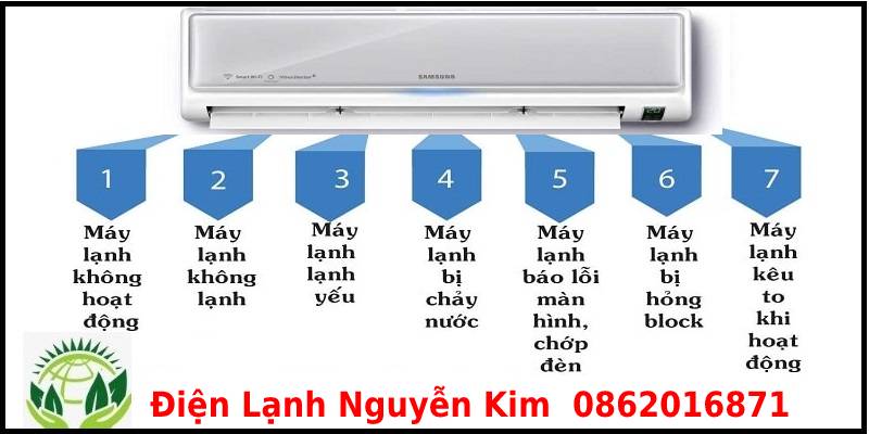 Sửa máy lạnh quận 7 giá rẻ uy tín - ĐIỆN LẠNH NGUYỄN KIM