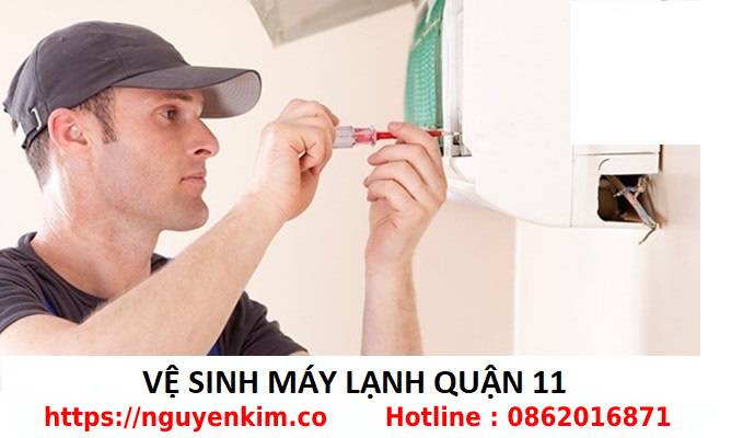 Vệ sinh máy lạnh quận 11 uy tín tp.HCM